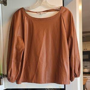 LOFT Women's Tan Blouse